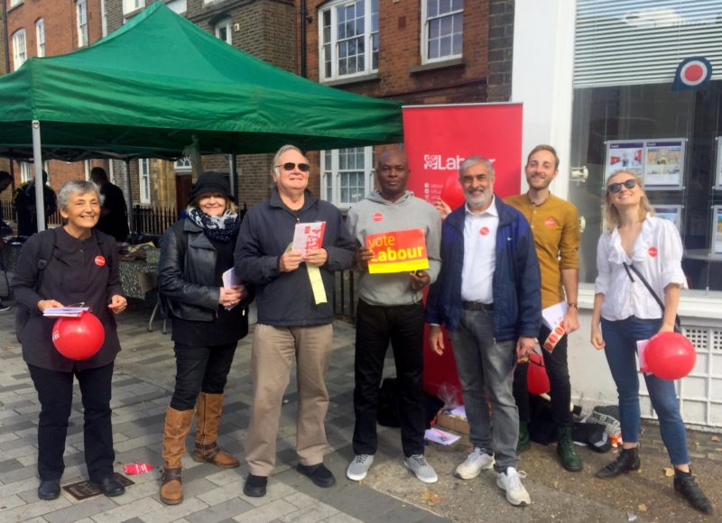 Our members campaigning in Camberwell